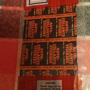 1989 nintendo stickers/ Mario brothers & Zelda